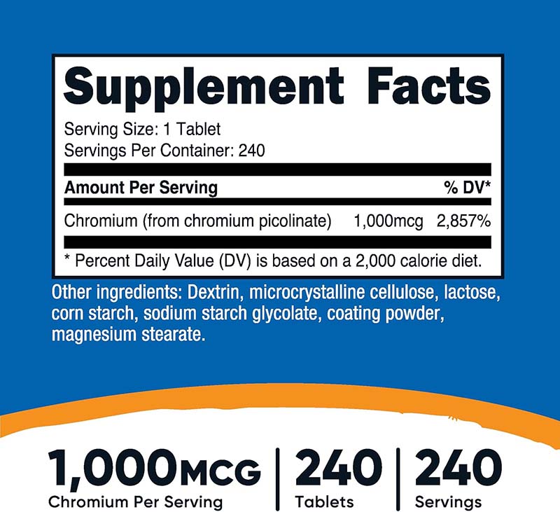 Chromium Picolinate 1000mcg