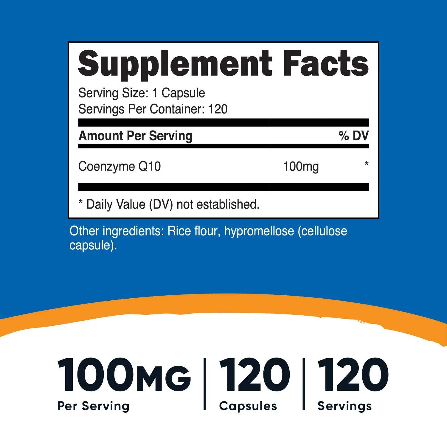 CoQ10 100 MG - 120 Capsules