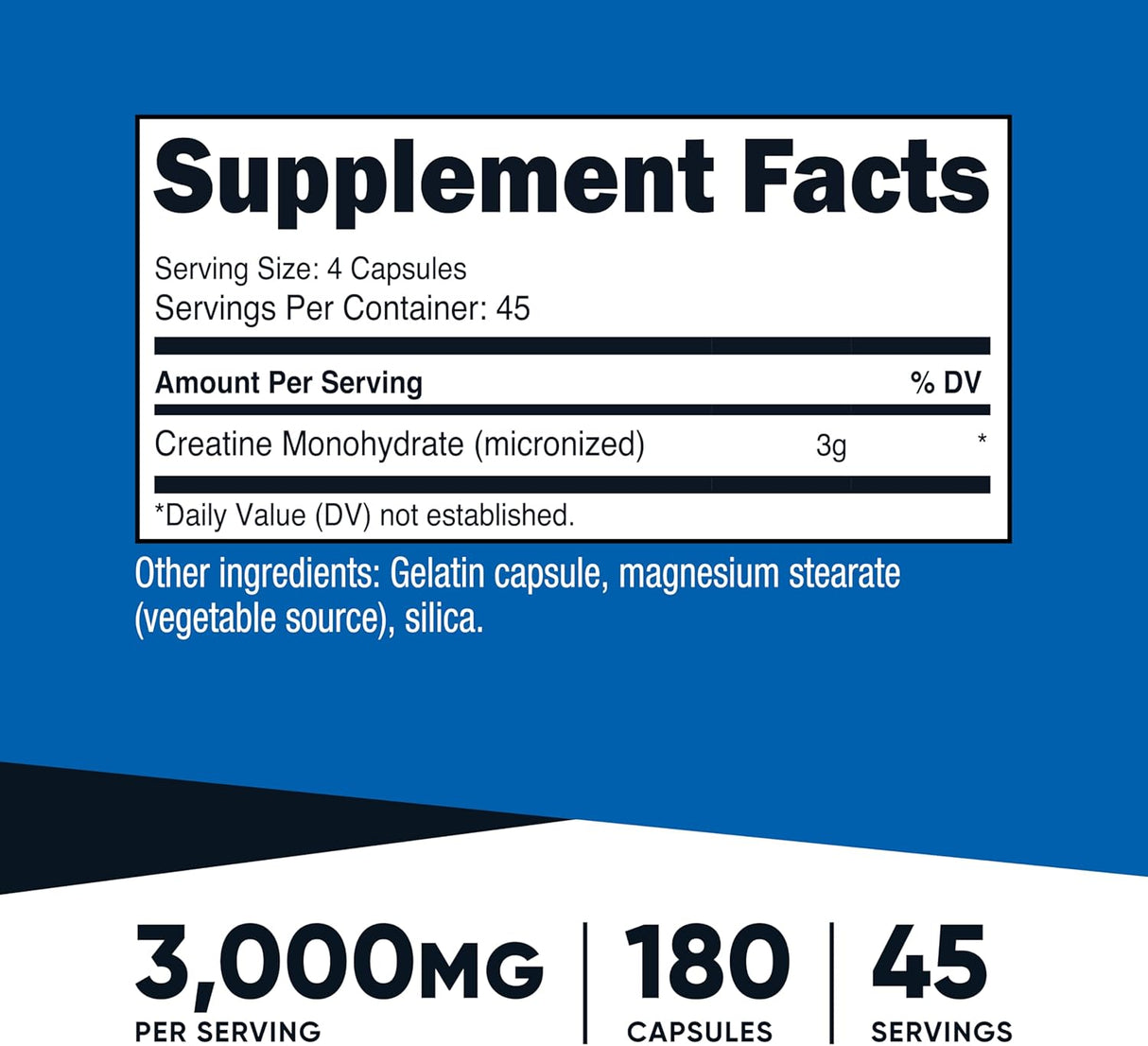 Creatine Monohydrate 3,000mg