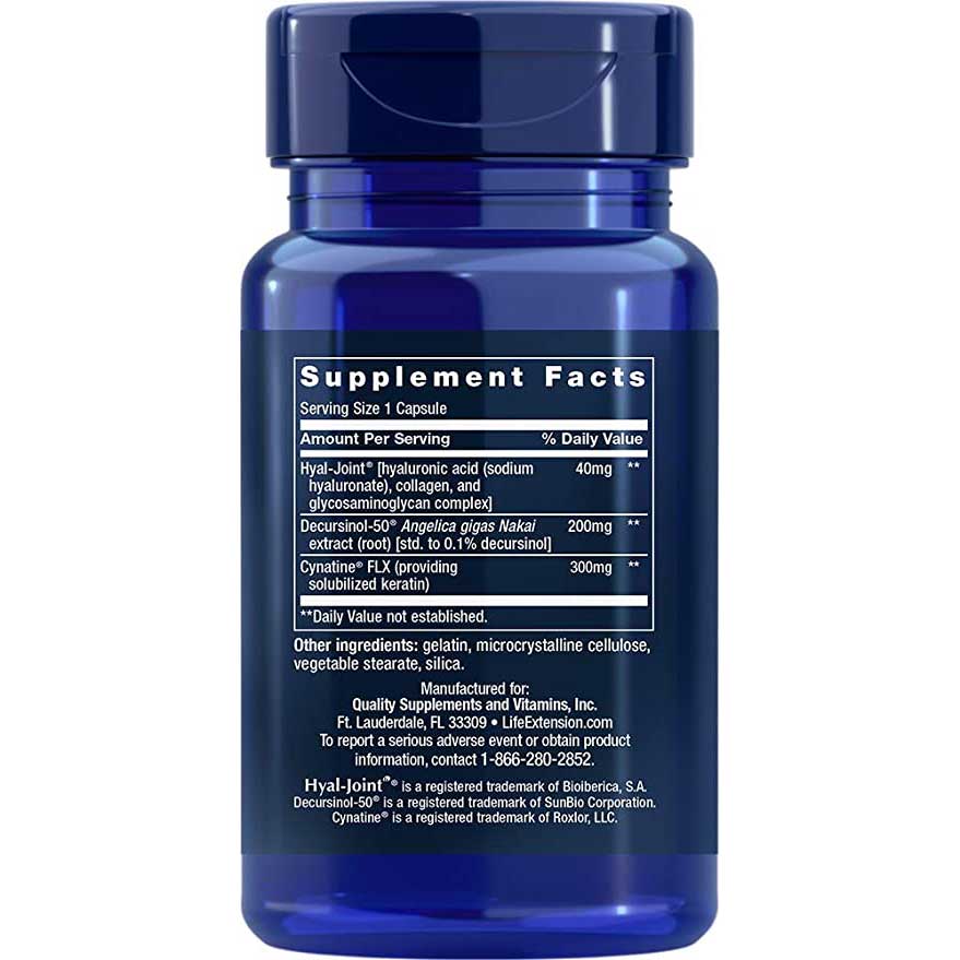 Fast-Acting Joint Formula Supplement Facts