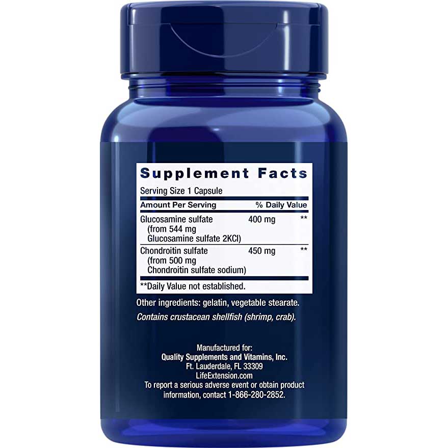 Glucosamine Chondroitin Supplement Facts