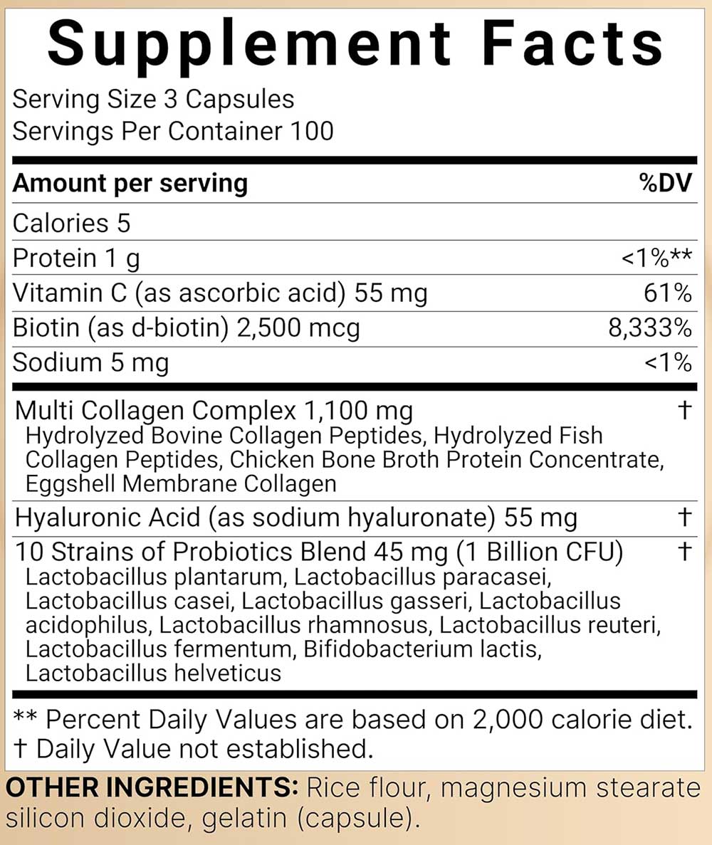 Multi Collagen Complex, 300 Capsules