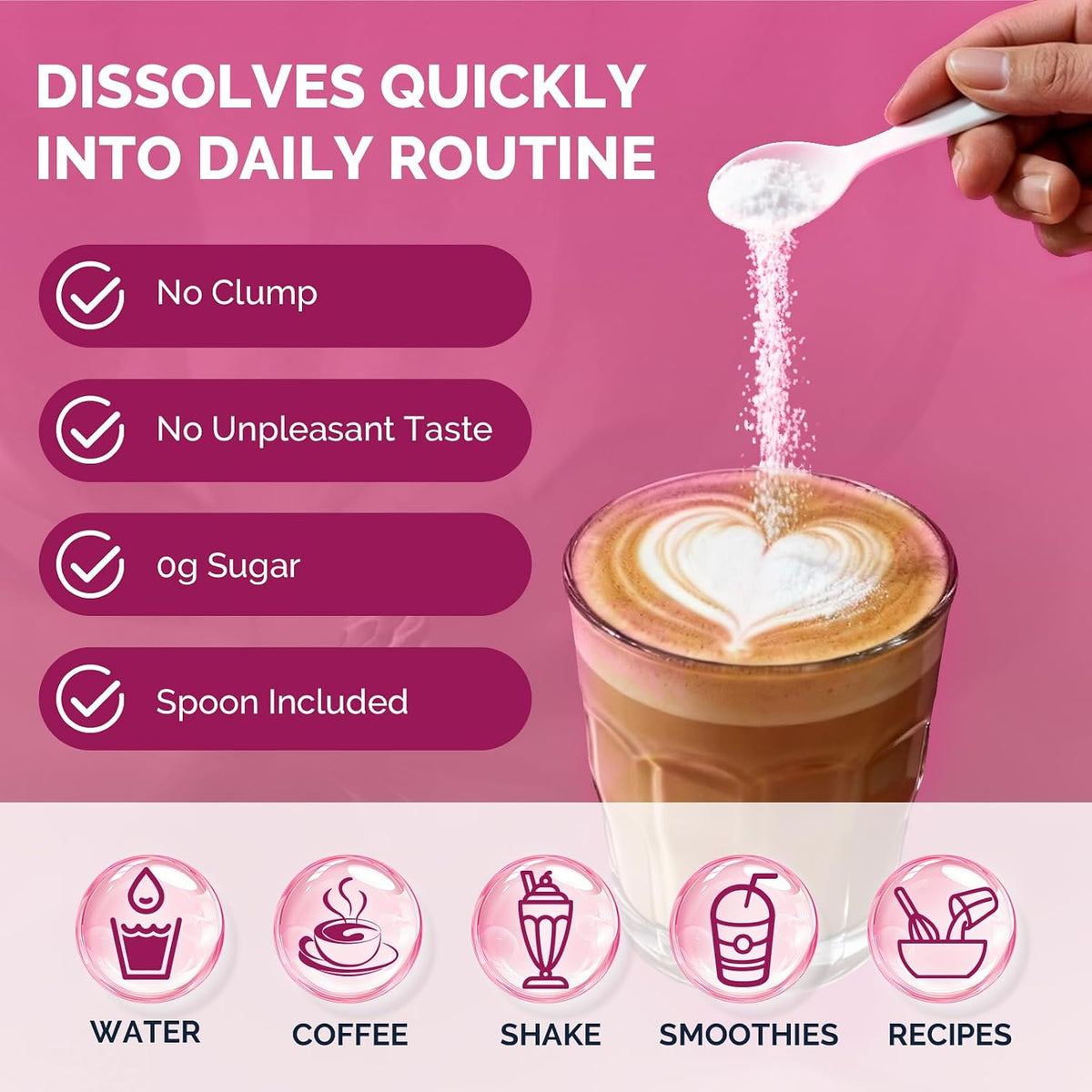 Beauty Collagen Peptides Powder Instructions