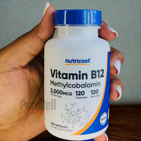 Vitamin B12 2000 mcg, 120 Capsules