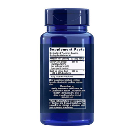 Advanced Lipid Control Supplement Facts