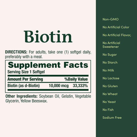 Biotin 10,000Mcg