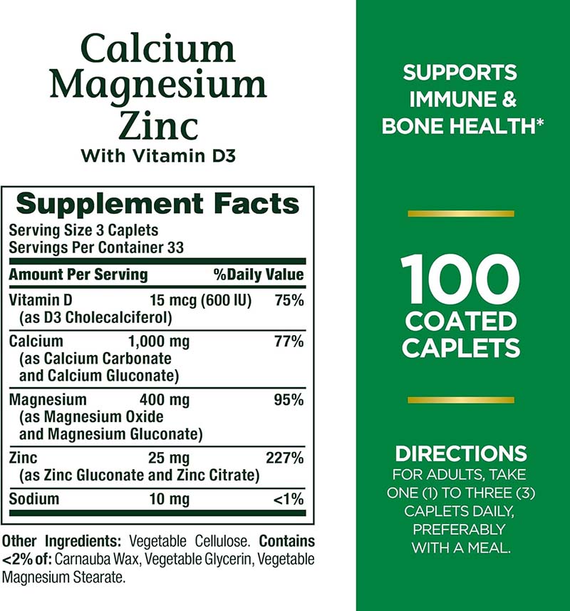 Calcium Magnesium Zinc