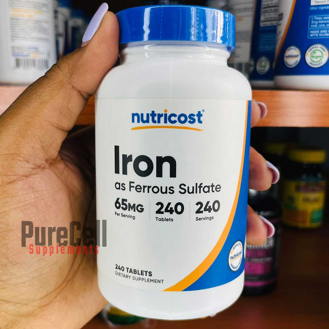 Iron 65mg (Ferrous Sulfate)