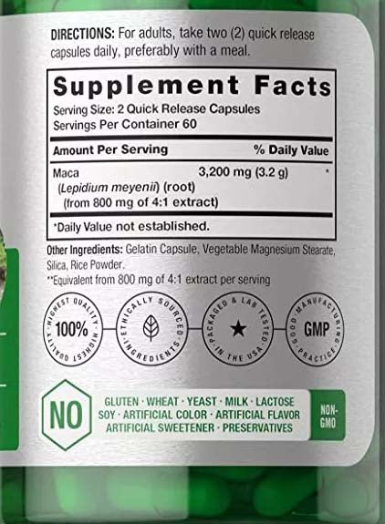 Maca Root Extract 3200 MG