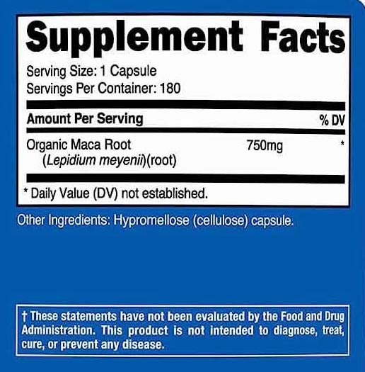 Nutricost Maca 750 MG