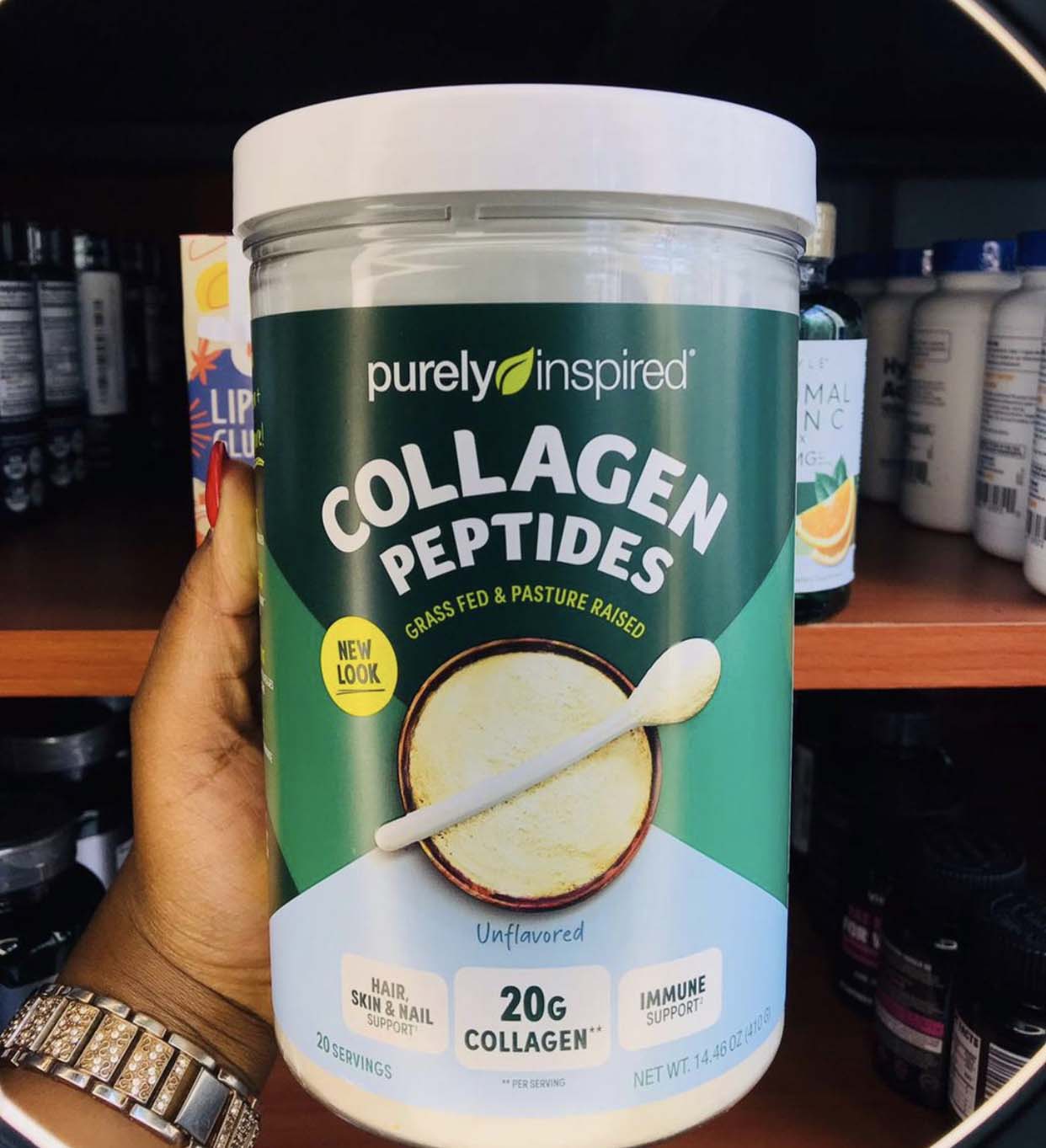 Collagen Peptides, Biotin, Vitamin c