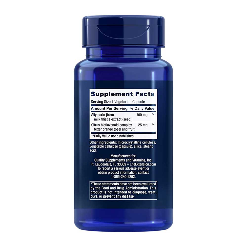 Silymarin Supplement Facts