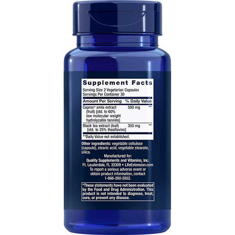 Advanced Lipid Control Supplement Facts