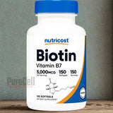 Biotin (5,000mcg) 150 Softgels 
