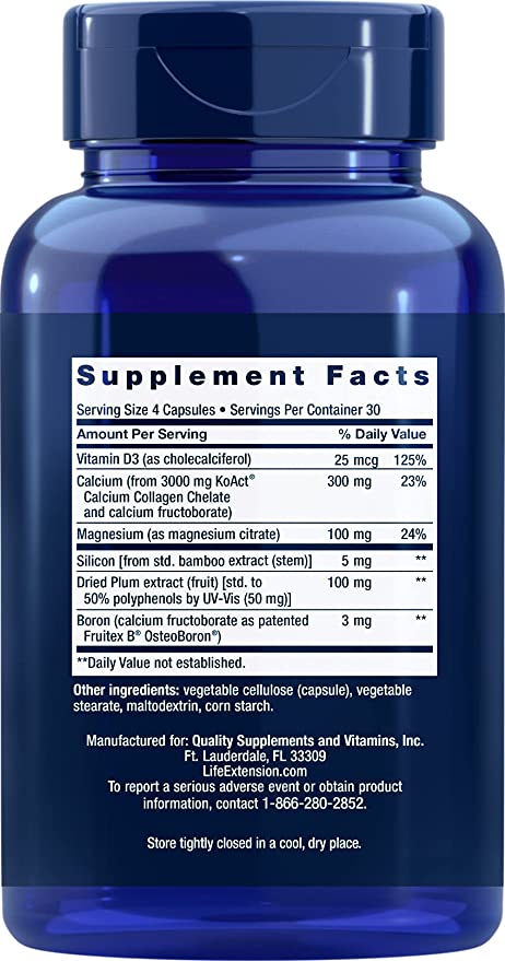 Bone Strength Collagen Formula Supplement Facts