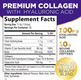 Collagen Powder, Vit. C, Hyaluronic Acid & Biotin - Citrus Flavor