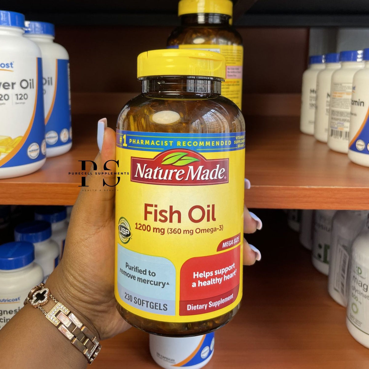 Omega-3 Fish Oil 1200mg 230 softgels