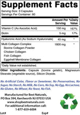 Multi Collagen Capsules Vitamin C, Biotin, Hyaluronic Acid Facts