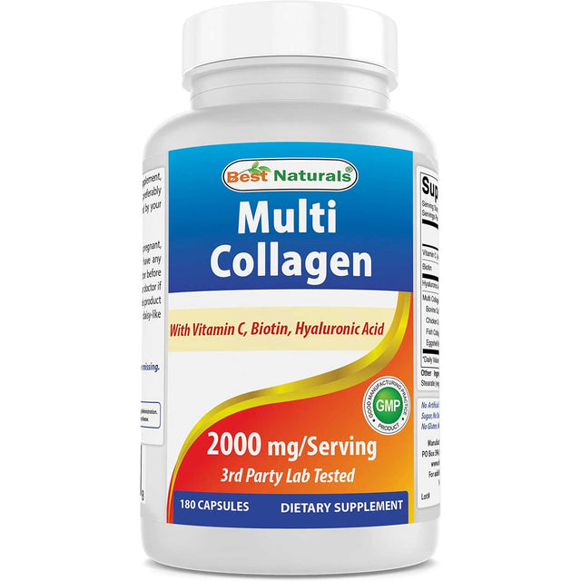 Multi Collagen Capsules Vitamin C, Biotin, Hyaluronic Acid