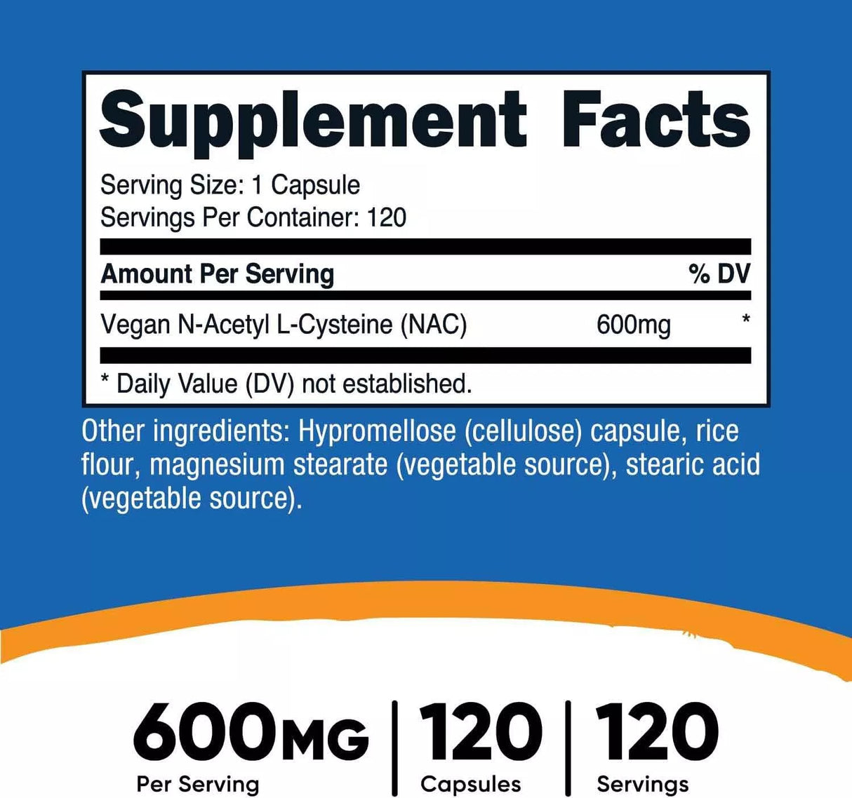 NAC 600 mg 120 Caps