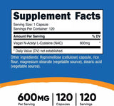 NAC 600 mg 120 Caps