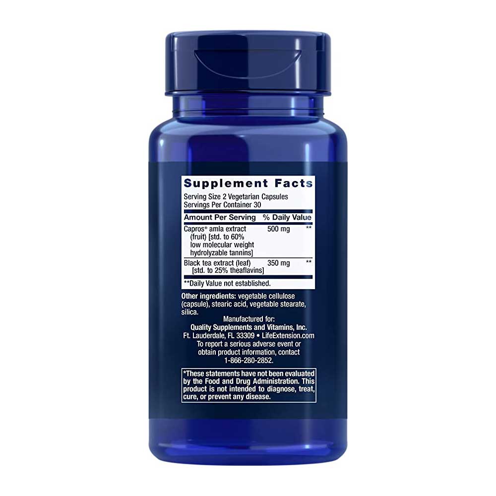 Advanced Lipid Control Supplement Facts