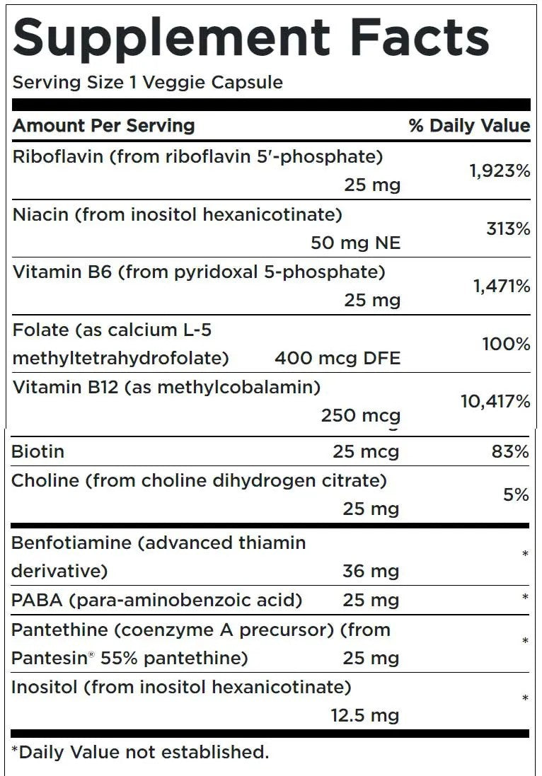 B Complex, High Bioavailability