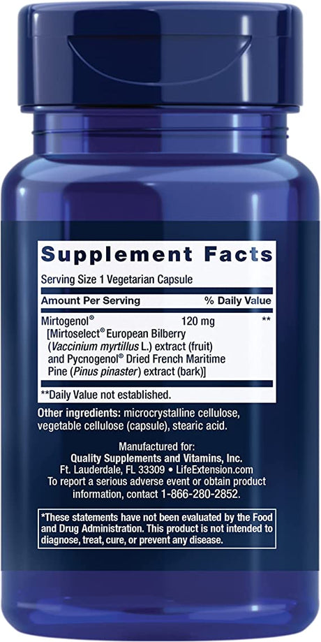 Eye Pressure Support Supplement Facts