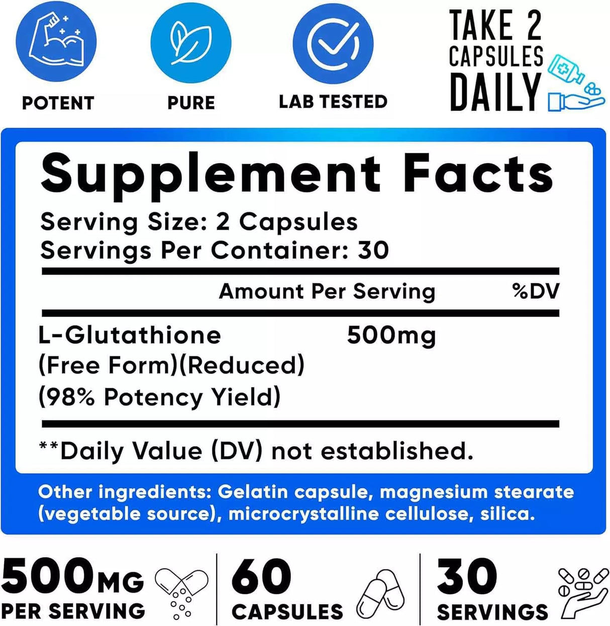 Glutathione 500 Mg
