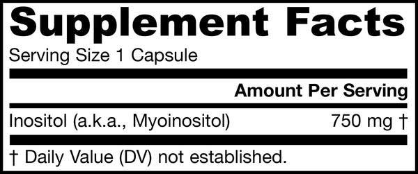 Inositol 750 MG Supplement