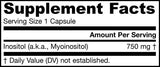 Inositol 750 MG Supplement