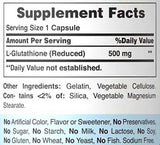 L-Glutathione Supplement Facts