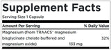 Magnesium Glycinate 133 MG Supplement Facts