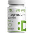 Magnesium Glycinate 500mg (240 Capsules)