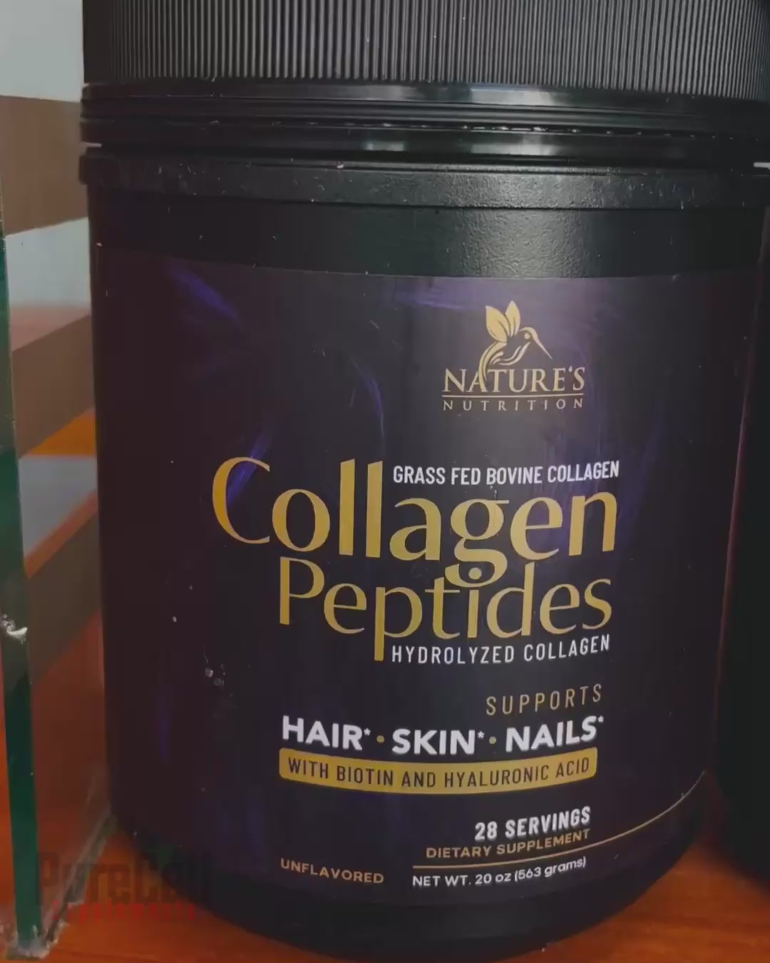 Collagen Powder With Vit. C, Hyaluronic Acid & Biotin – 563g