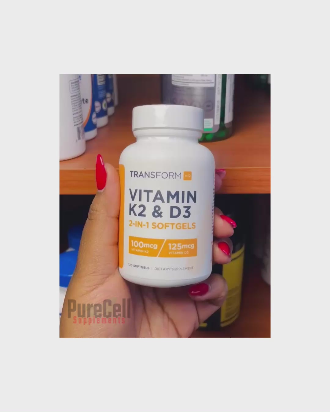 Vitamin K2 (100 MCG) + Vitamin D3 (125 MCG)