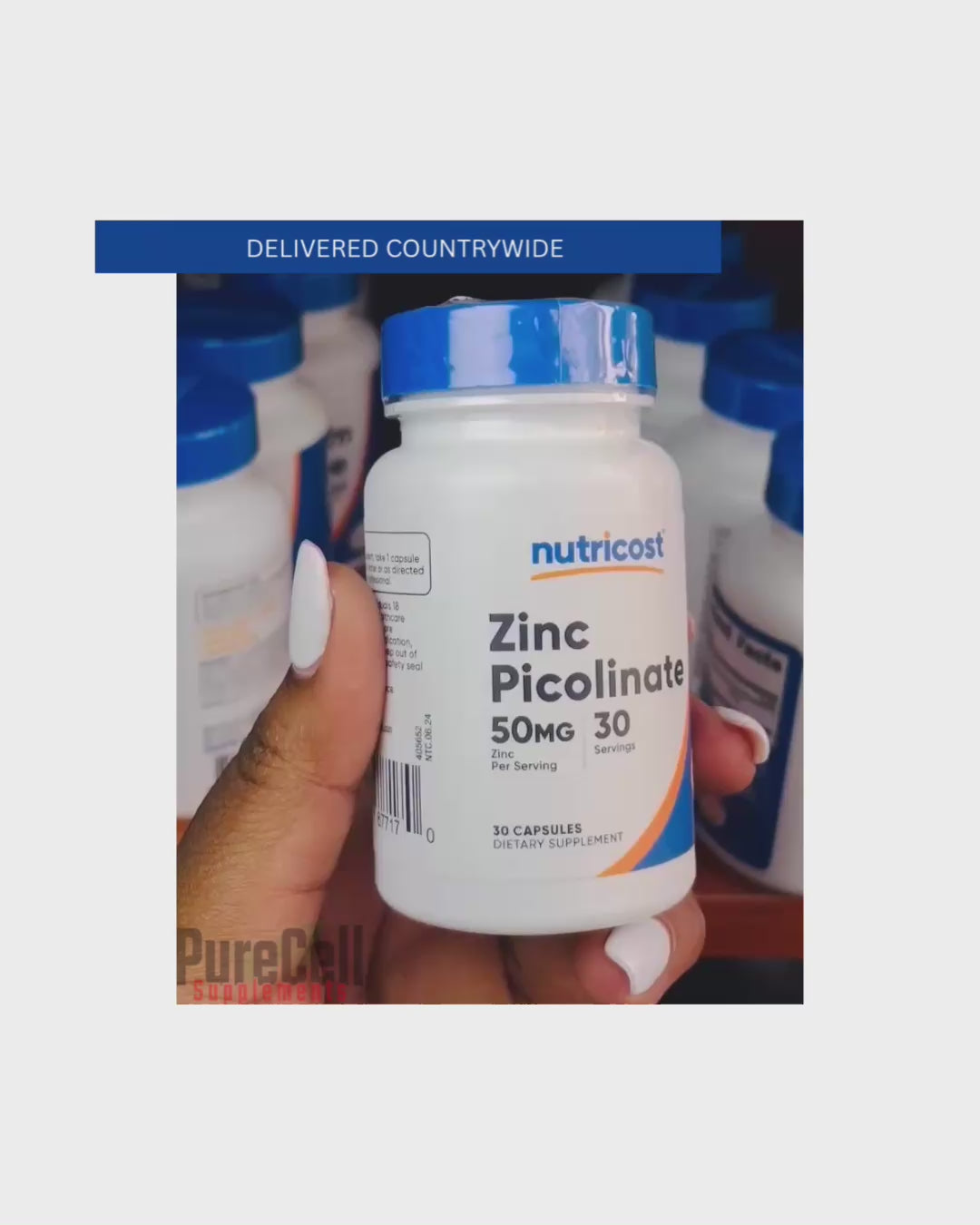 Zinc Picolinate 50mg, 30 Caps