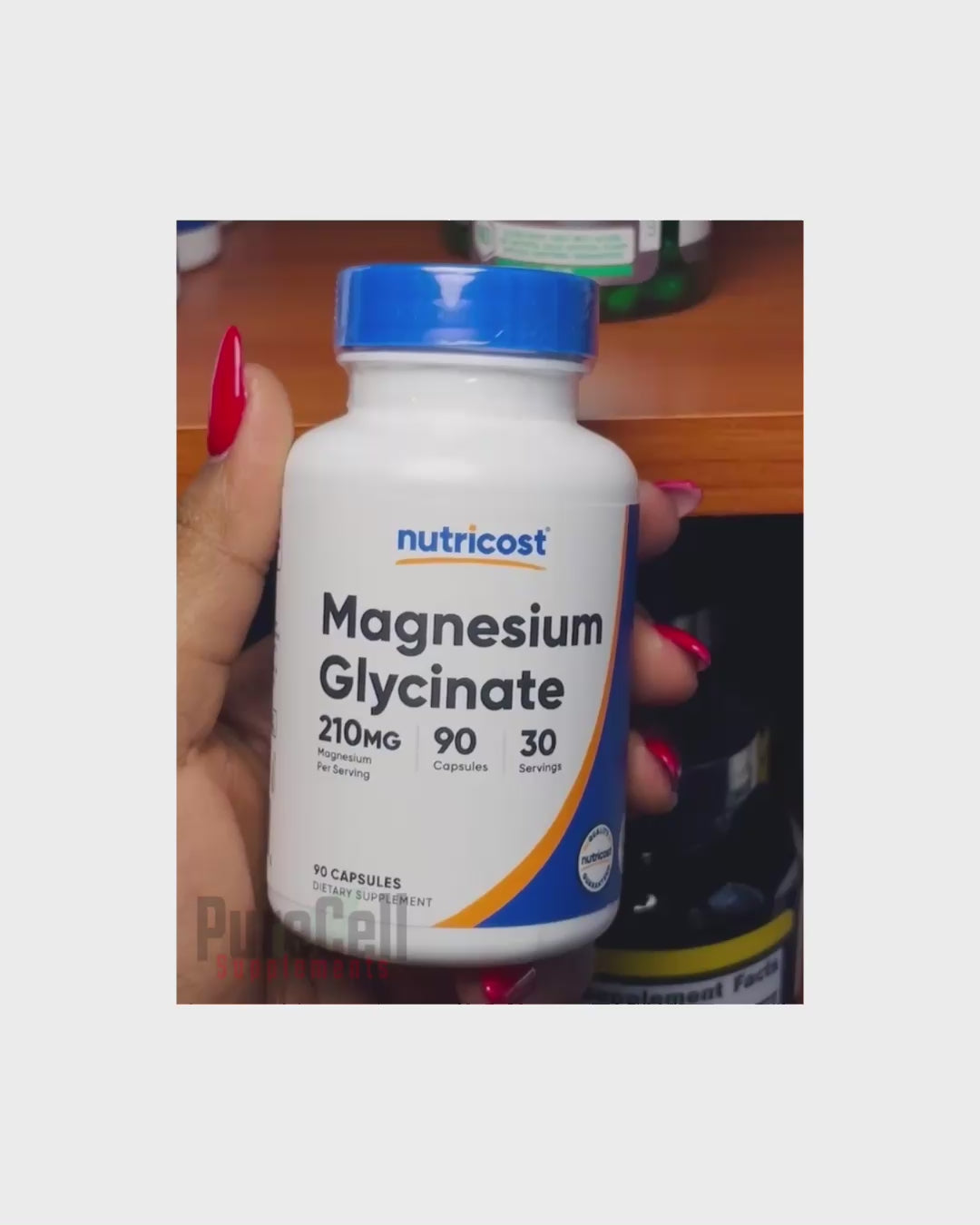 Magnesium Glycinate 210mg 60 Servings