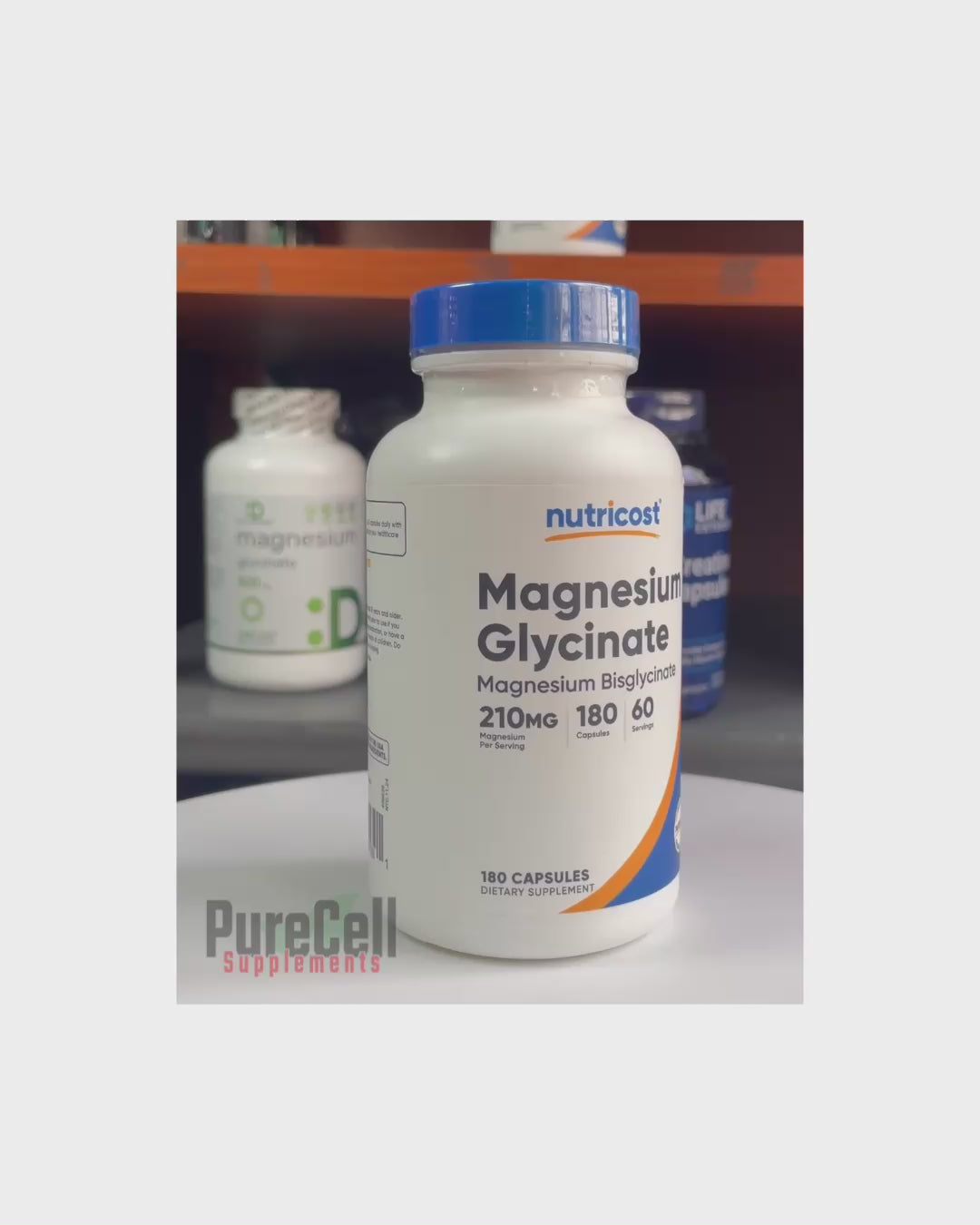 Magnesium Glycinate 210mg 60 Servings