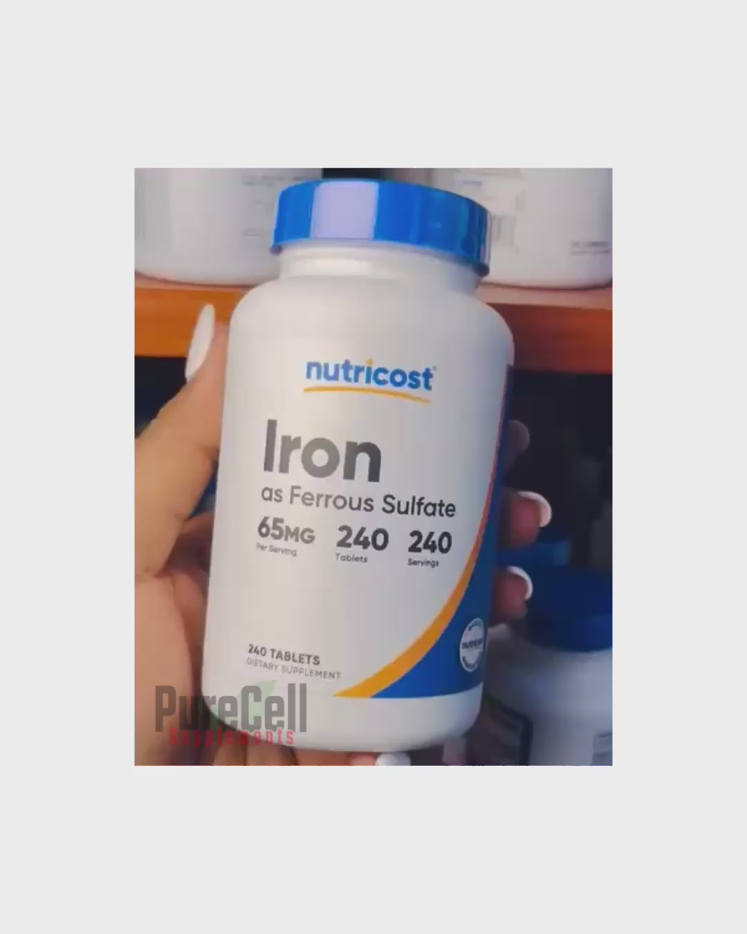 Iron 65mg (Ferrous Sulfate)