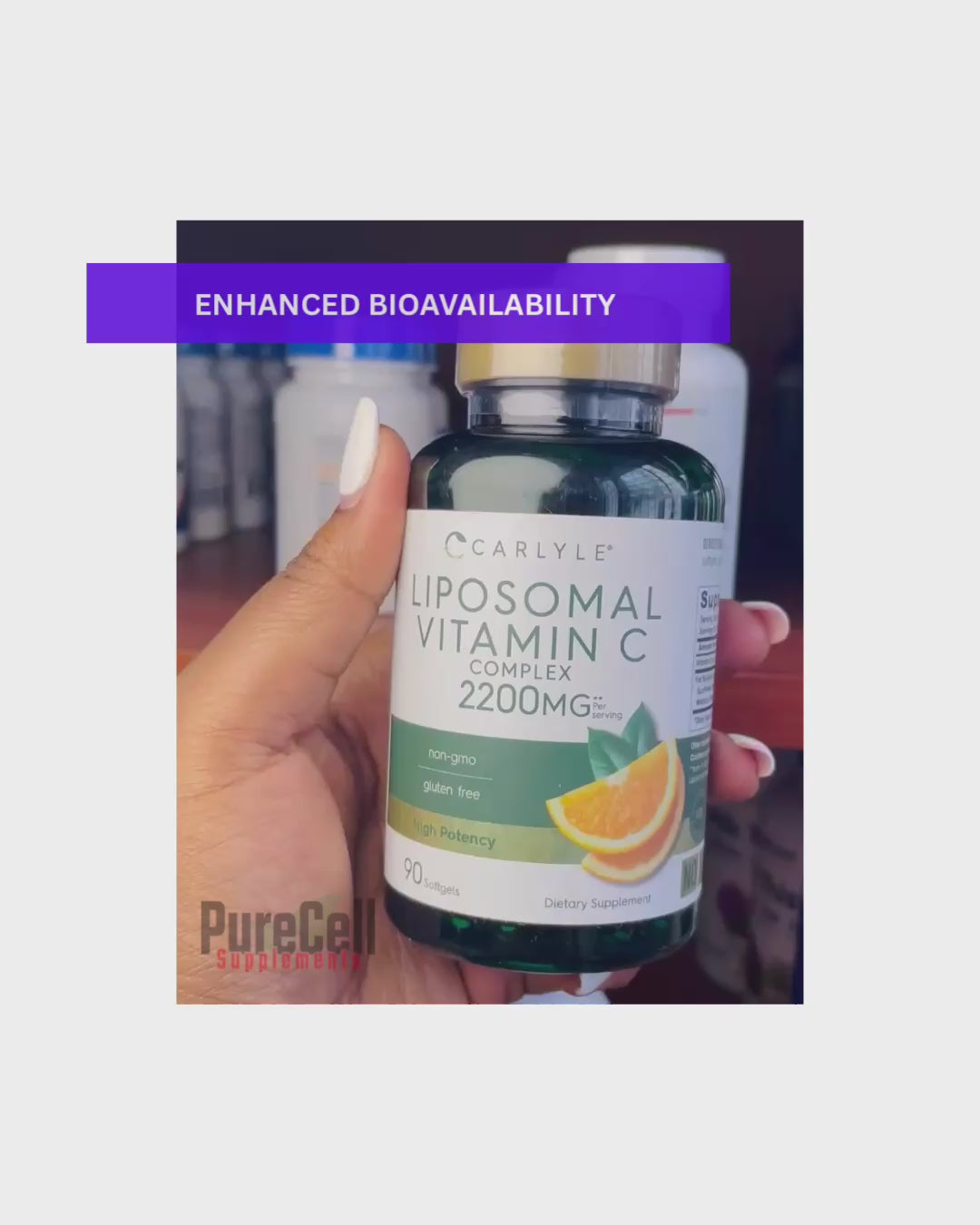 Liposomal Vitamin C 2200 mg 90 Softgels