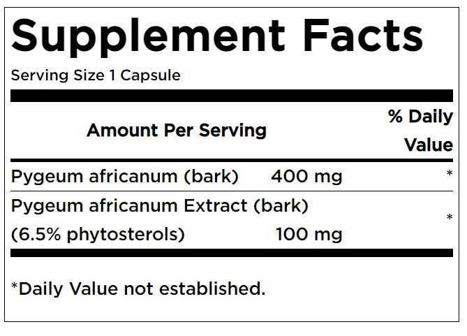 Pygeum - Prostate Health Facts