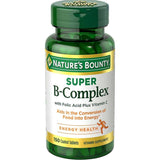 Super B Complex - With Folic Acid + Vitamin C