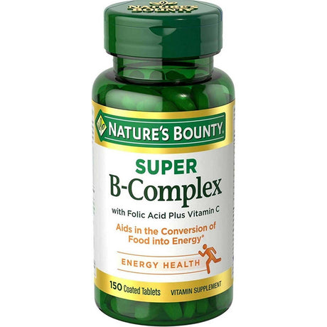 Super B Complex - With Folic Acid + Vitamin C