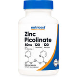 Zinc Picolinate 50mg, 120 Caps